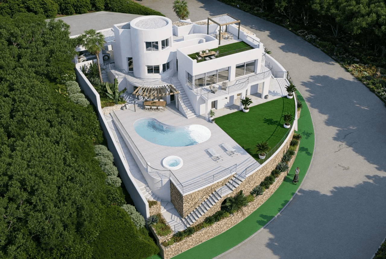 Luxury Mediterranean Villa with Panoramic Sea Views in Altea Hills