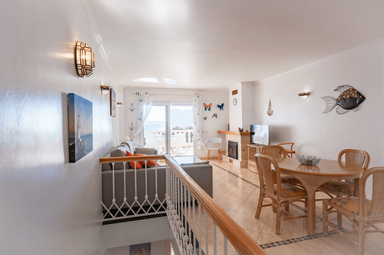 Charmant appartement met prachtig uitzicht op zee in Moraira
