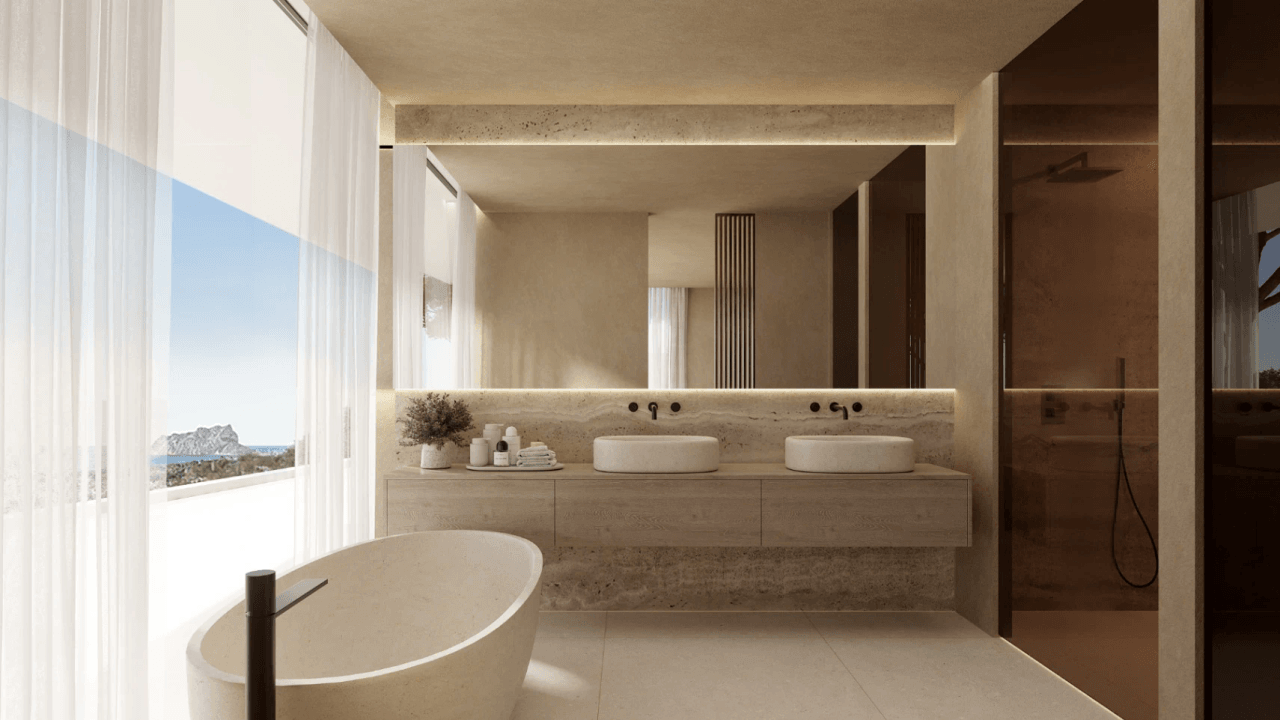 Moderne Luxusvilla mit Meerblick in Montemar, Benissa