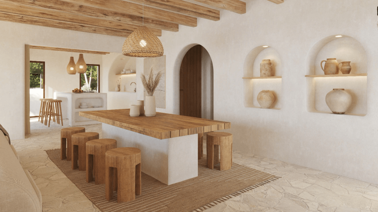 Villa Mediterránea al Estilo Ibiza con Vista al Montgó – Jávea