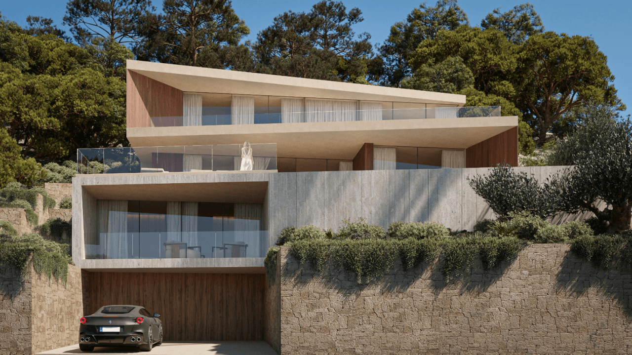 Moderne Luxusvilla mit Meerblick in Montemar, Benissa