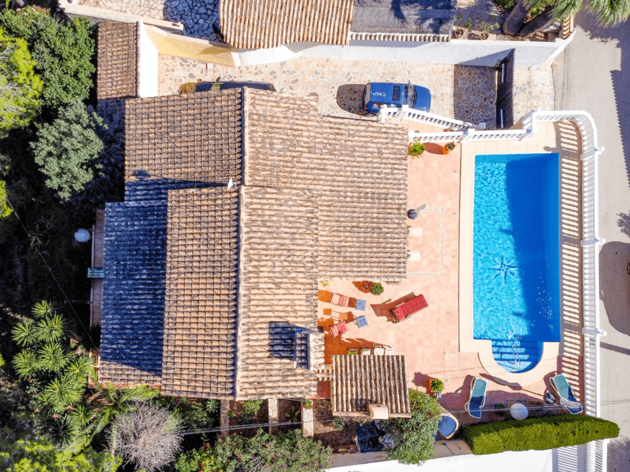 Villa in Benissa mit Meerblick und separatem Gästeapartment