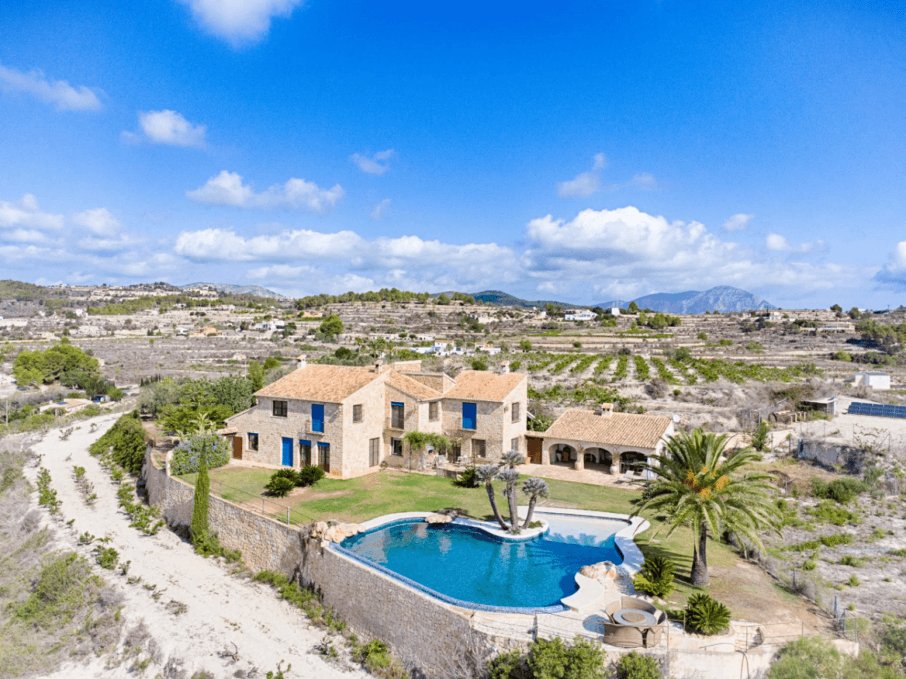 Unique finca on the very best location of Moraira