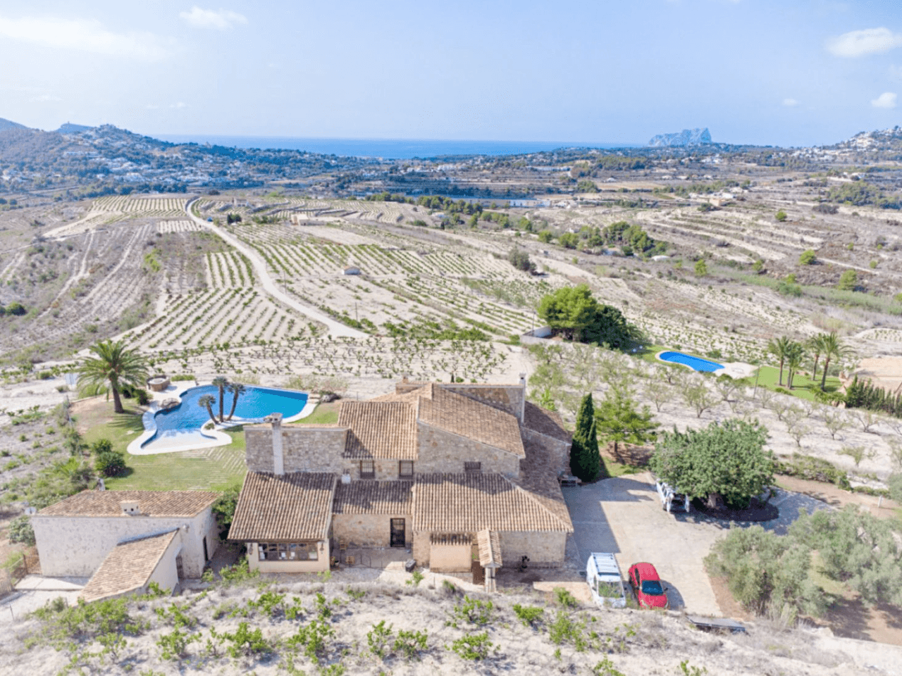 Unique finca on the very best location of Moraira