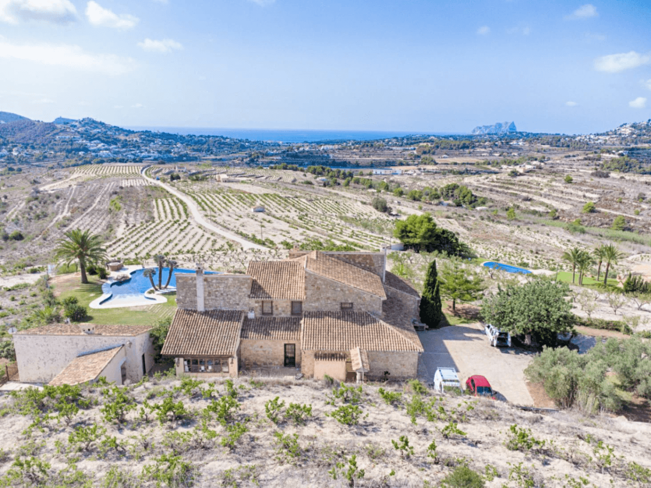 Unique finca on the very best location of Moraira