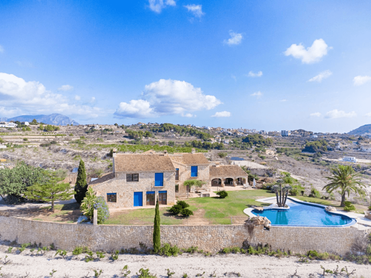 Unique finca on the very best location of Moraira