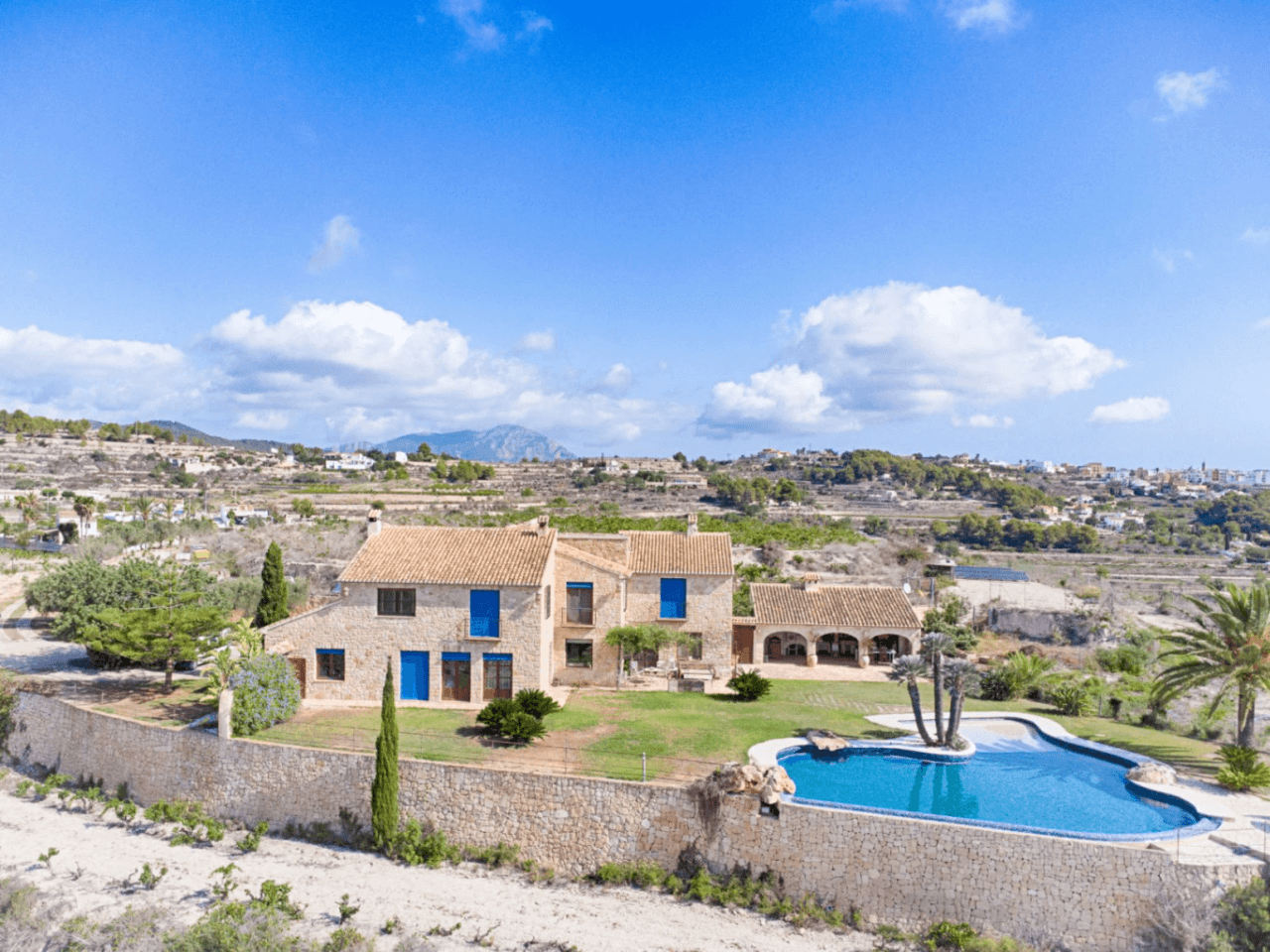 Unique finca on the very best location of Moraira