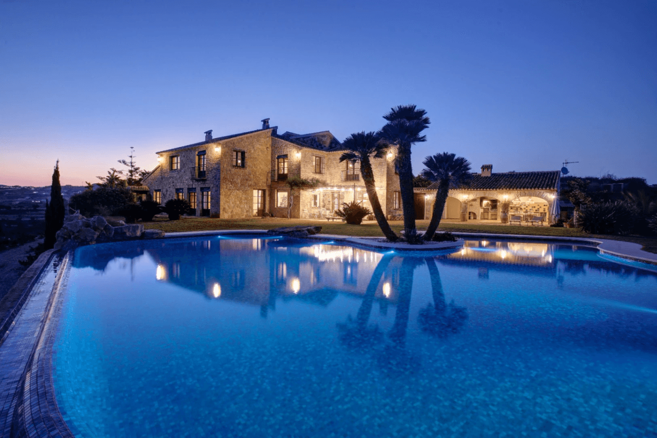 Unique finca on the very best location of Moraira