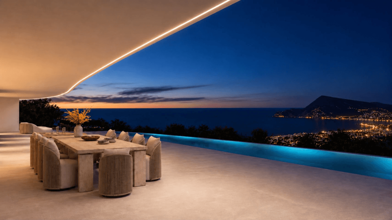 Ultra-Modern Luxury Villa with Panoramic Sea Views for Sale in Altea