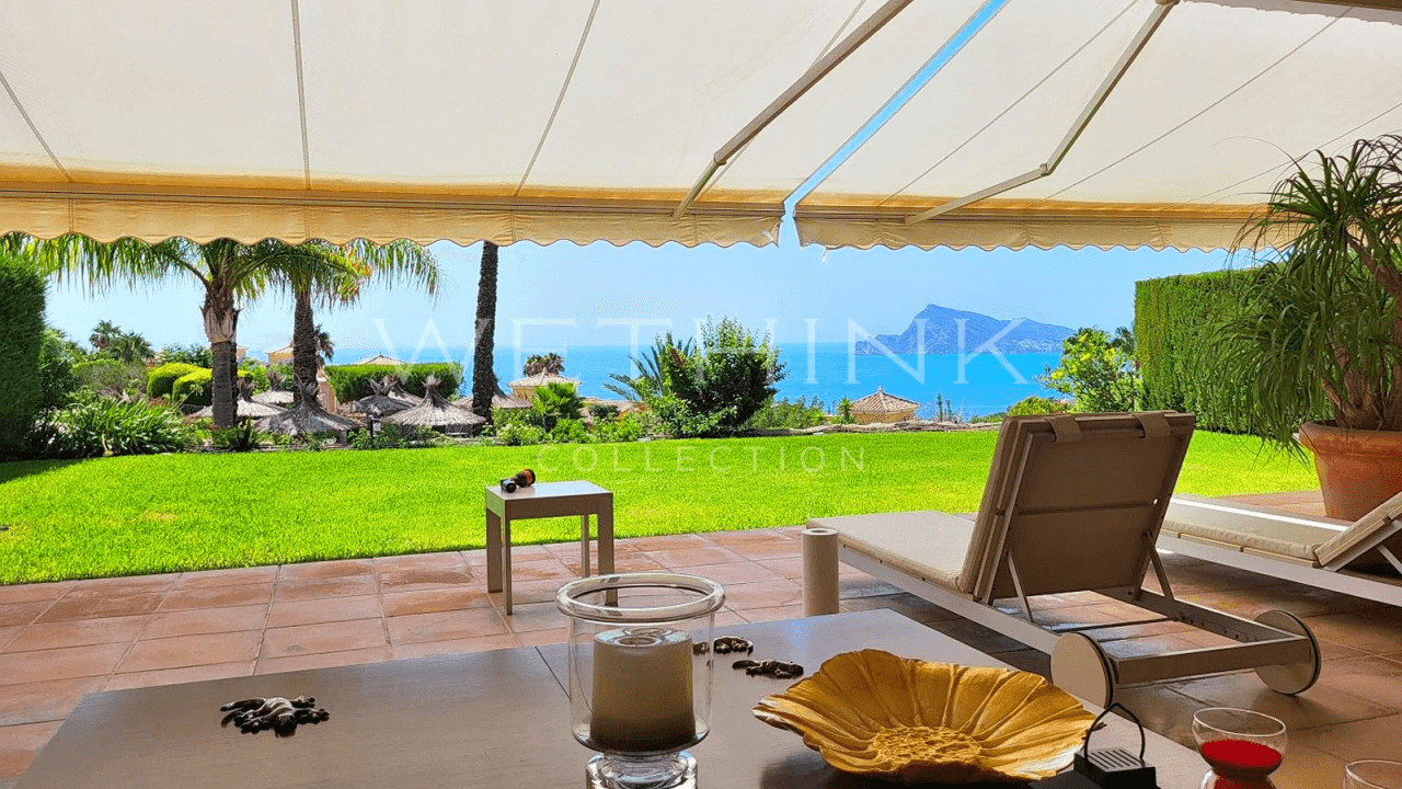 Luxury Ground Floor Residence with Private Garden and Mediterranean Views in Altea Hills