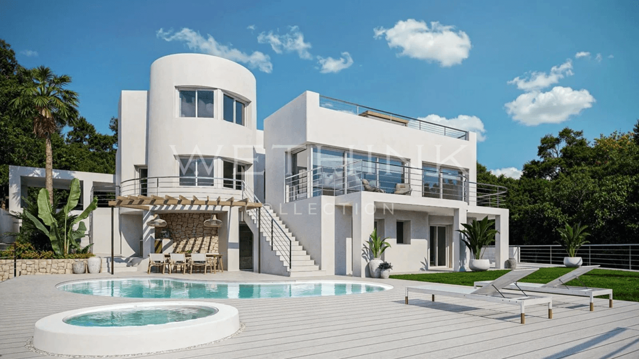 Villa Mediterránea de Lujo con Vistas Panorámicas al Mar en Altea Hills