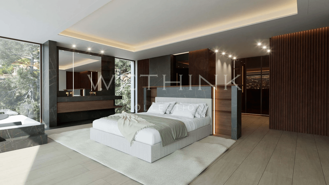 Luxury villa in the Sierra de Altea with panoramic views of the Mediterranean Sea.
