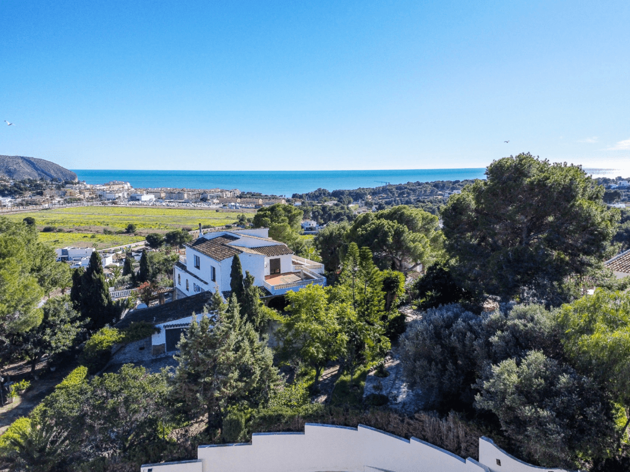 Sea View Villa for Sale in Moraira within Walking Distance of the Beach