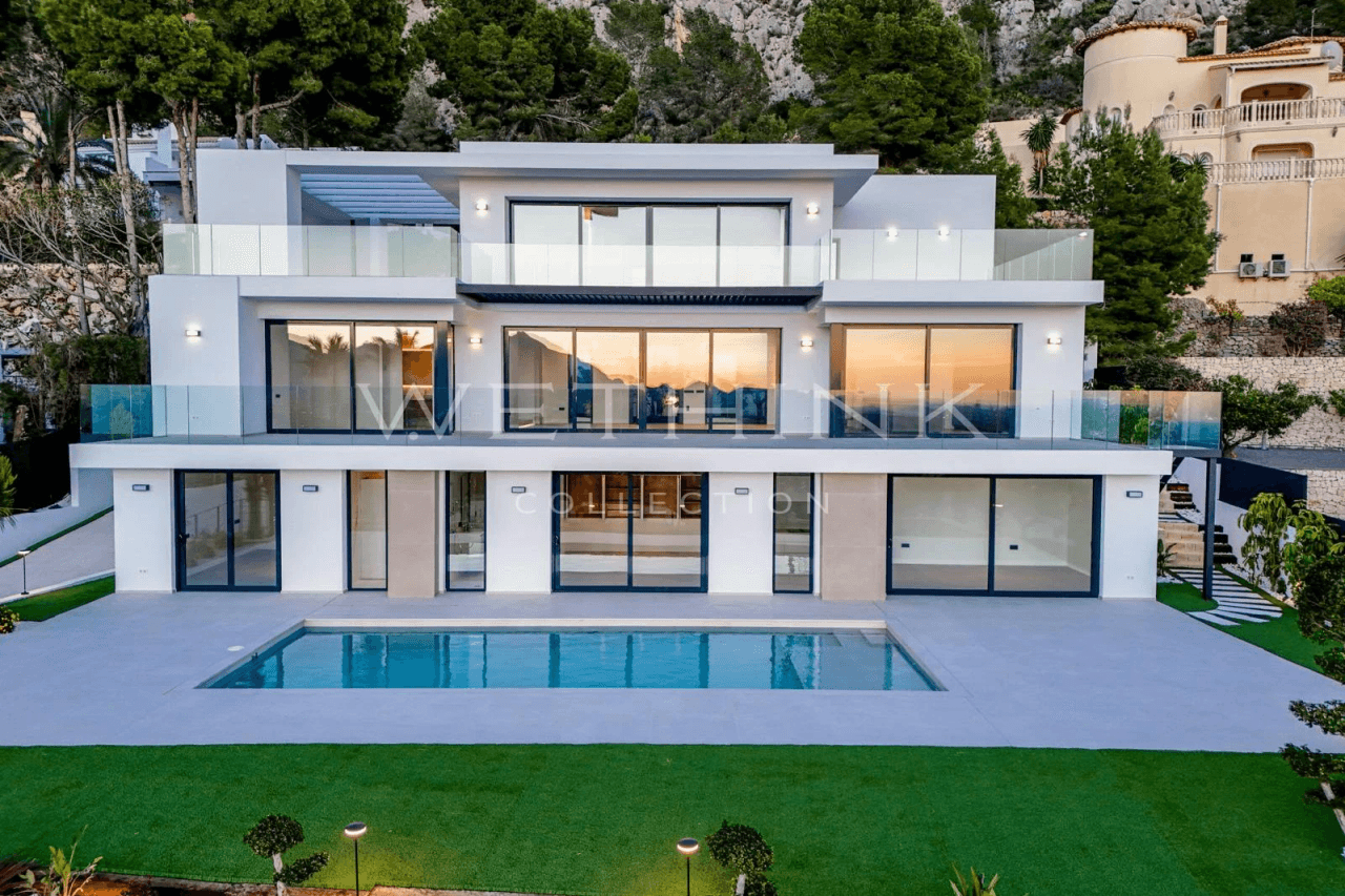 Luksusvilla i Altea Hills med panoramautsikt over Middelhavet