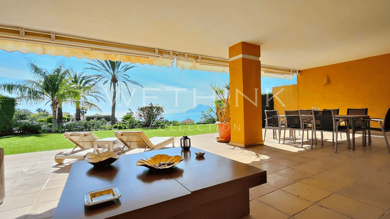 Luxury Ground Floor Residence with Private Garden and Mediterranean Views in Altea Hills