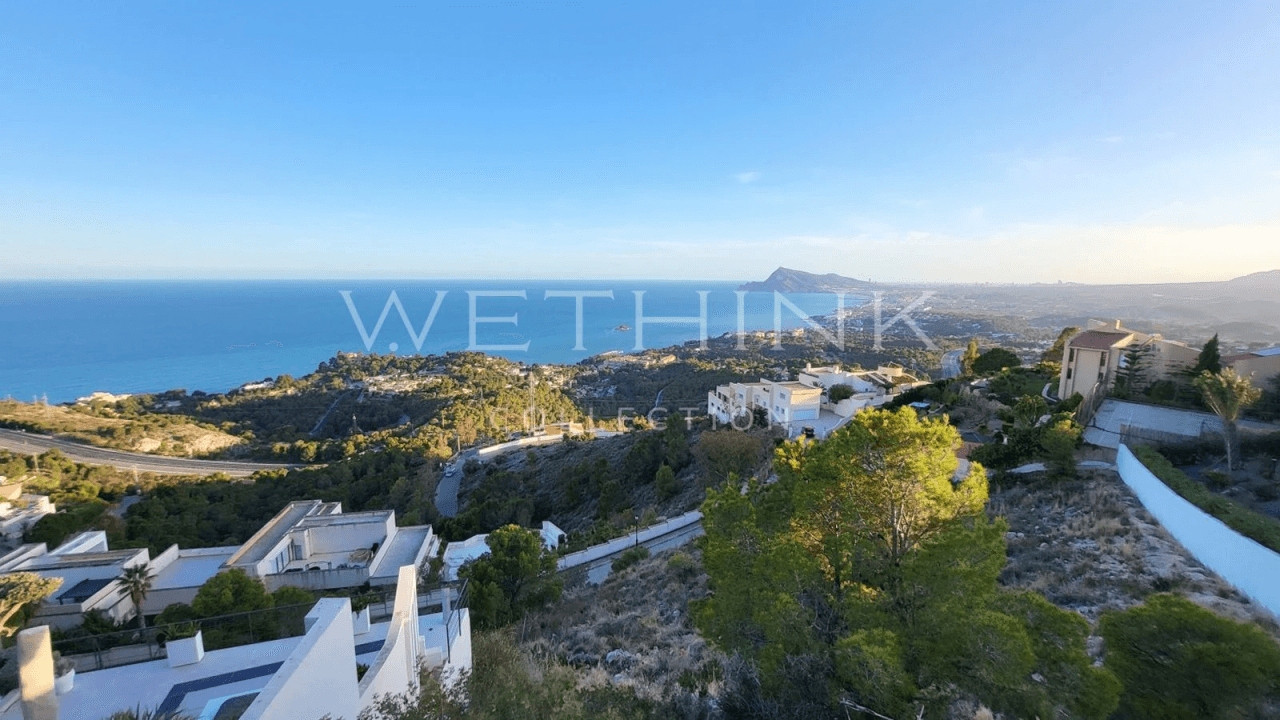 One of the Last Prime Building Plots with Panoramic Mediterranean Views in Altea