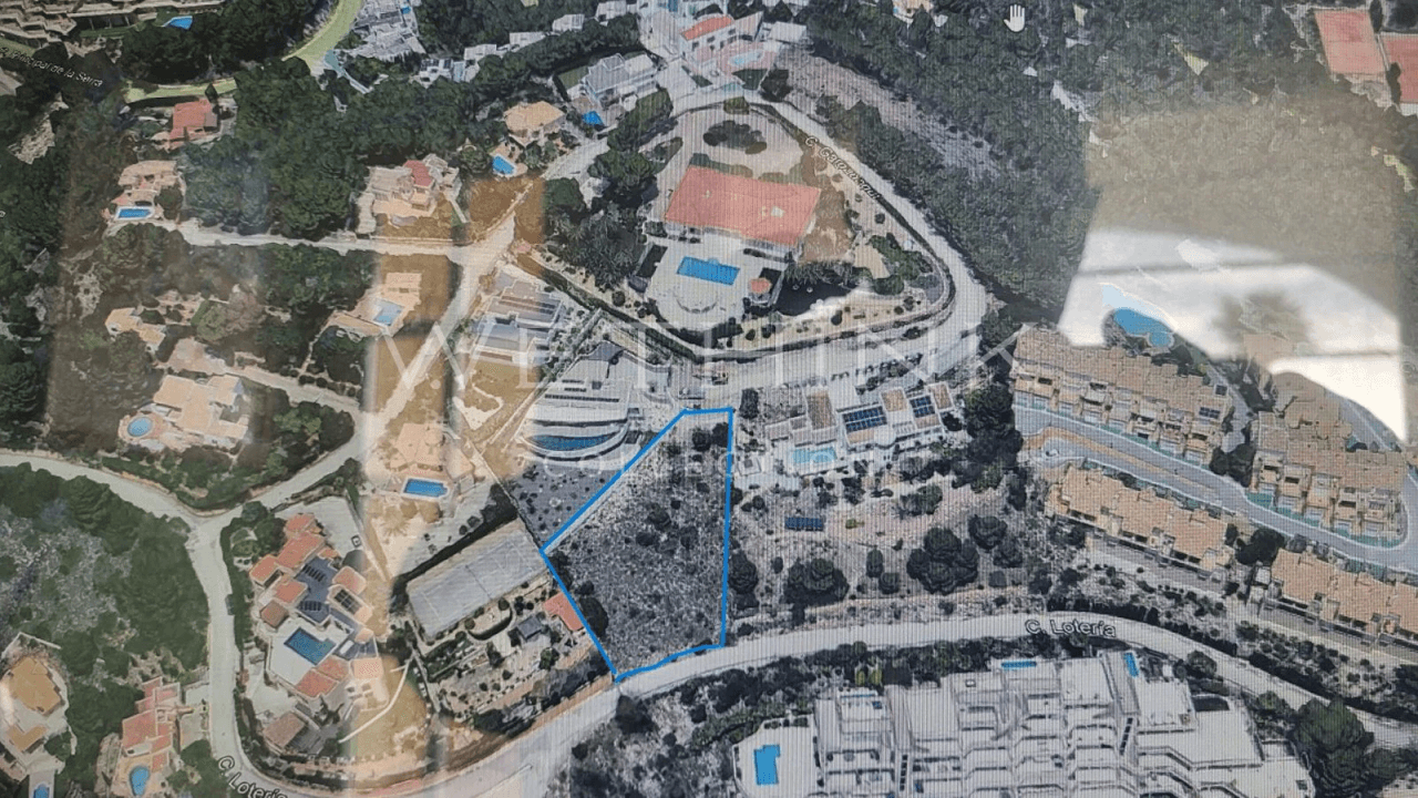 One of the Last Prime Building Plots with Panoramic Mediterranean Views in Altea