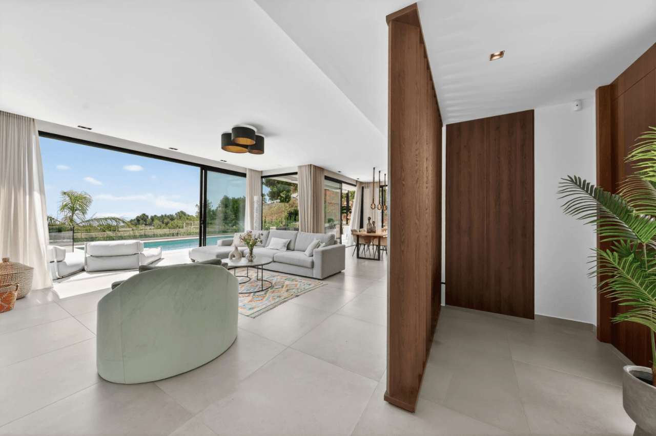 Luxury villa with panoramic sea views in Raco de Galeno, Benissa