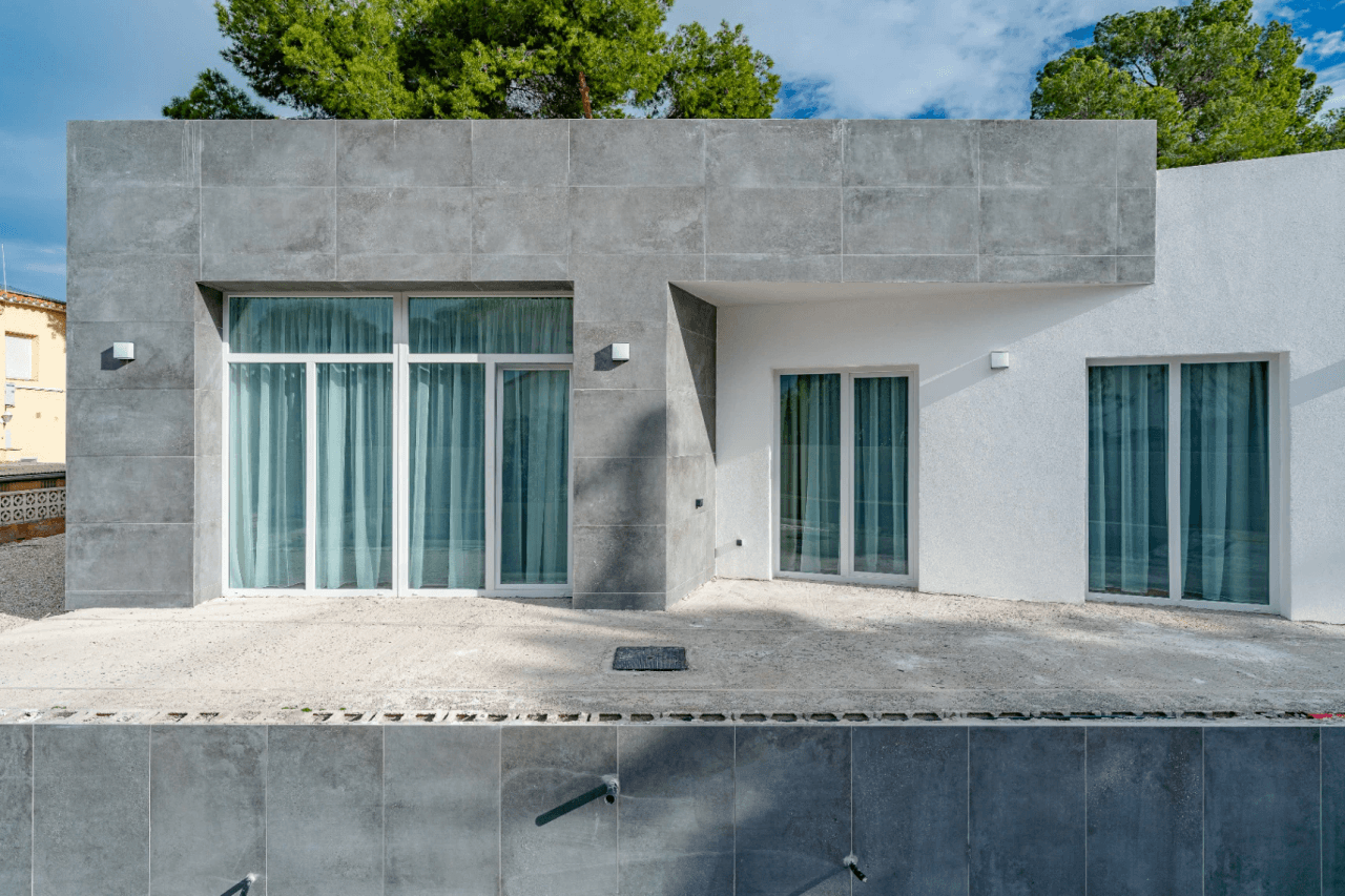 New Mediterranean Villa Under Construction Just 500 Meters from the Sea in Calpe