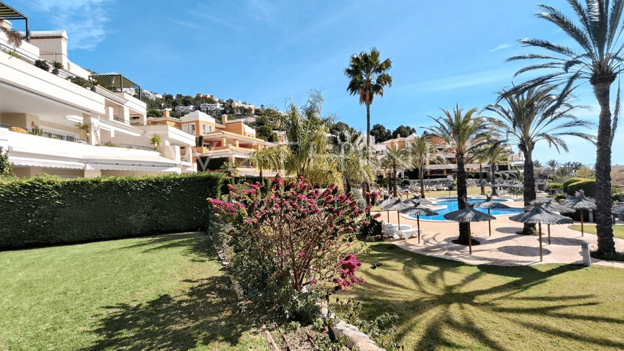 Luxury Ground Floor Residence with Private Garden and Mediterranean Views in Altea Hills