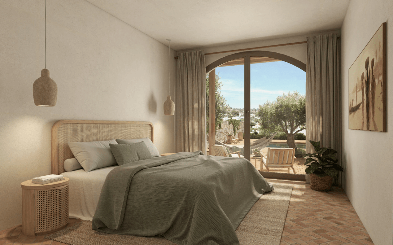 Luxury Mediterranean design villa in La Fustera with sea views, wellness facilities, and prime location.