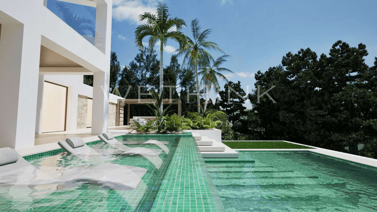 Luxury villa in Altea Golf Club with panoramic views
