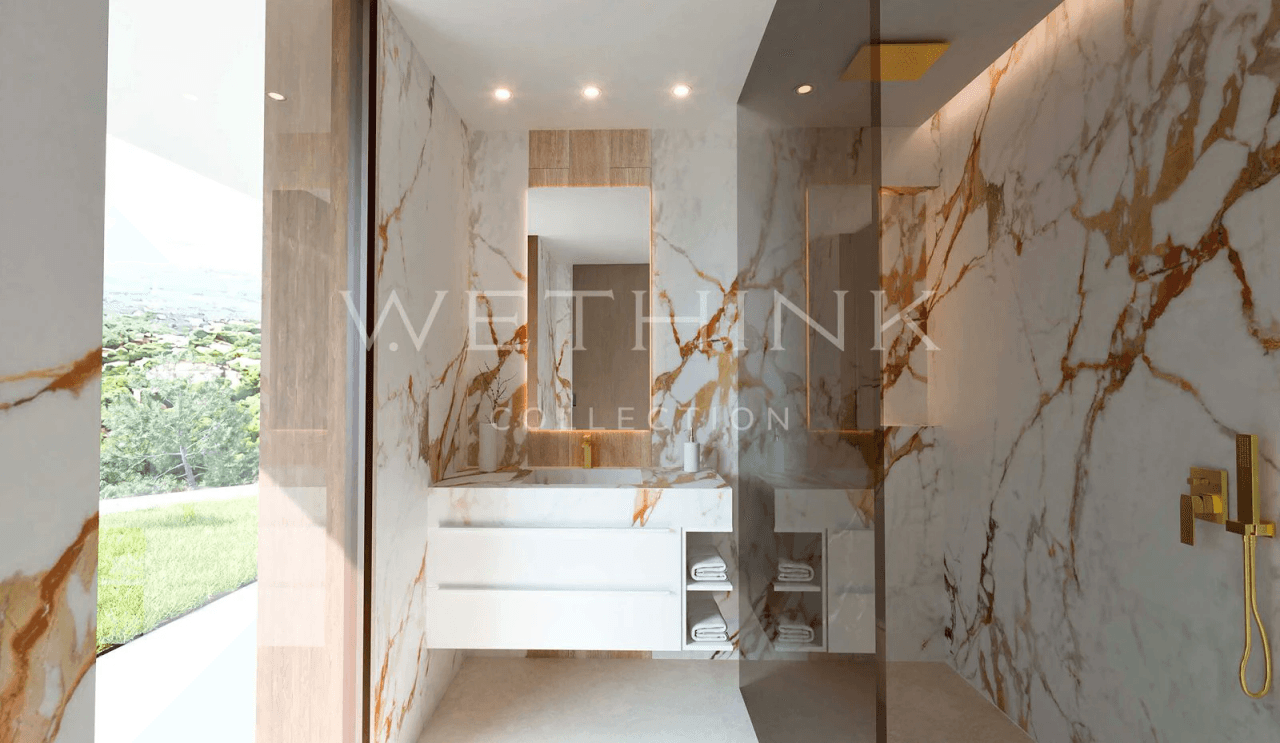 Luxury villa in the Sierra de Altea with panoramic views of the Mediterranean Sea.