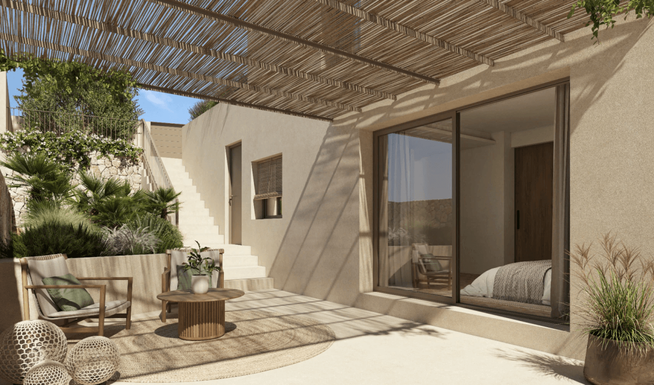 Luxury Mediterranean design villa in La Fustera with sea views, wellness facilities, and prime location.