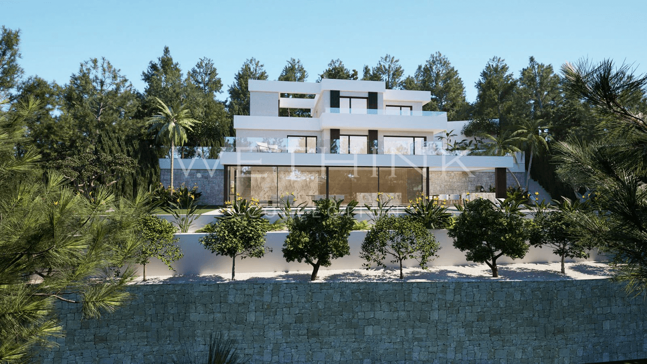 Frontline Golf Villa in Altea la Vella with Exclusive Privacy and Open Views