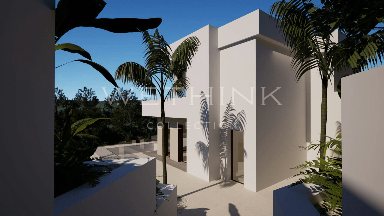 Frontline Golf Villa in Altea la Vella with Exclusive Privacy and Open Views