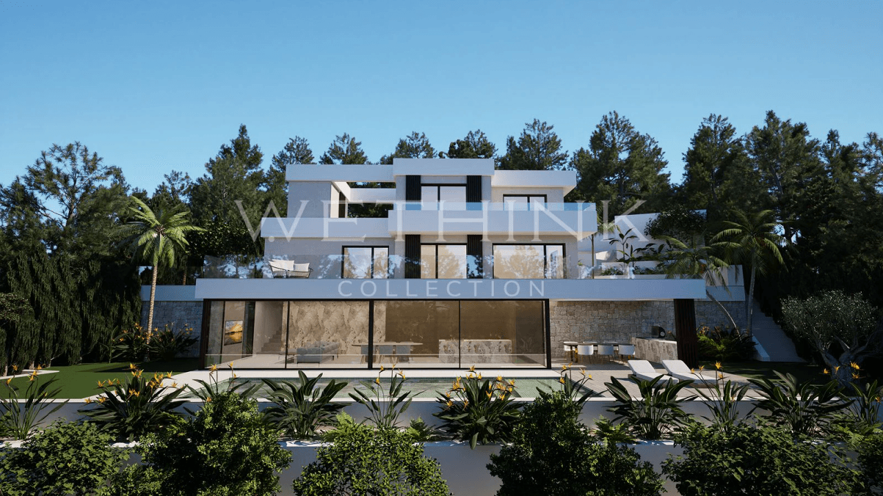 Villa de golf en primera línea en Altea la Vella con privacidad exclusiva y vistas abiertas