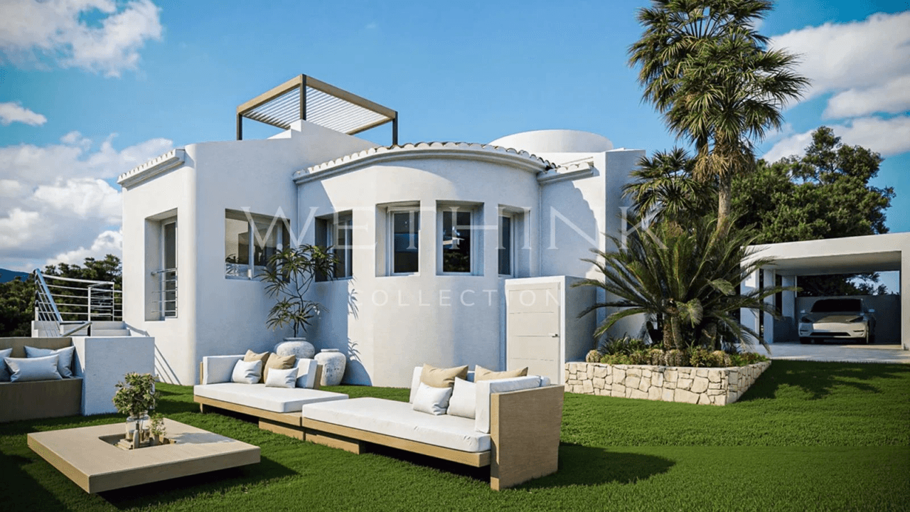 Villa méditerranéenne de luxe avec vue panoramique sur la mer à Altea Hills