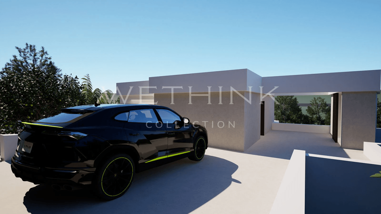 Frontline Golf Villa in Altea la Vella with Exclusive Privacy and Open Views