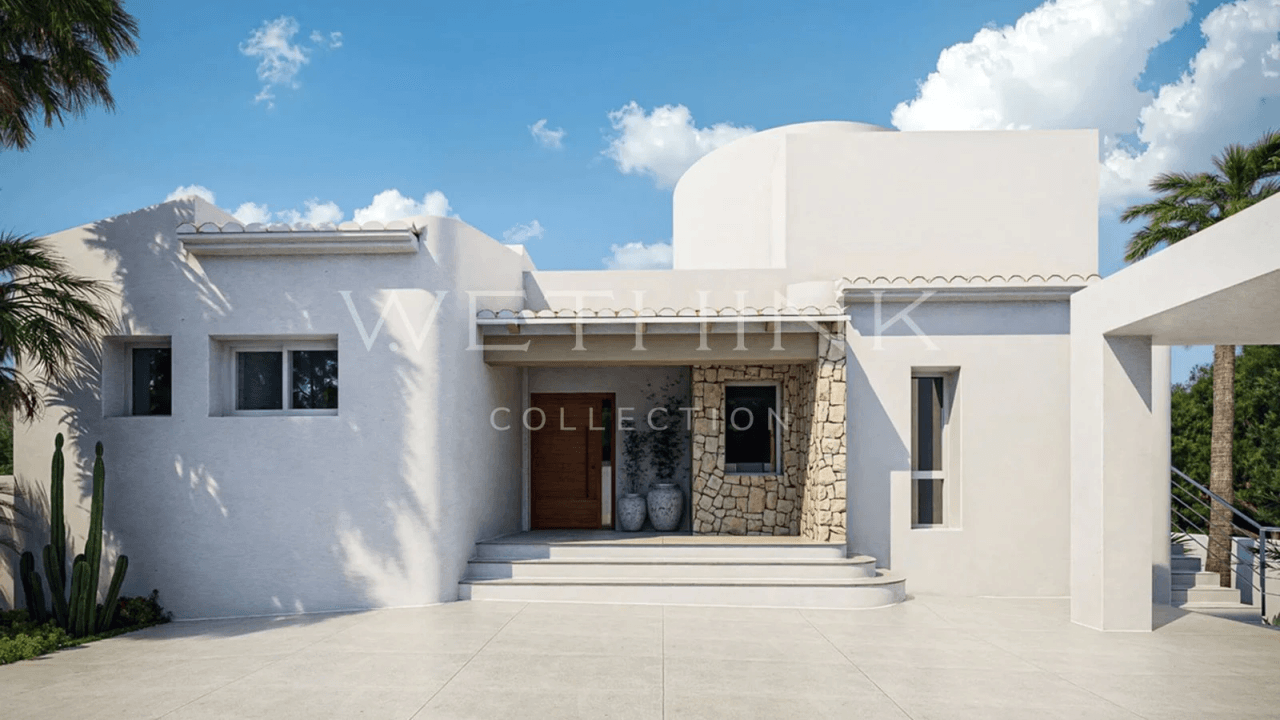 Villa méditerranéenne de luxe avec vue panoramique sur la mer à Altea Hills