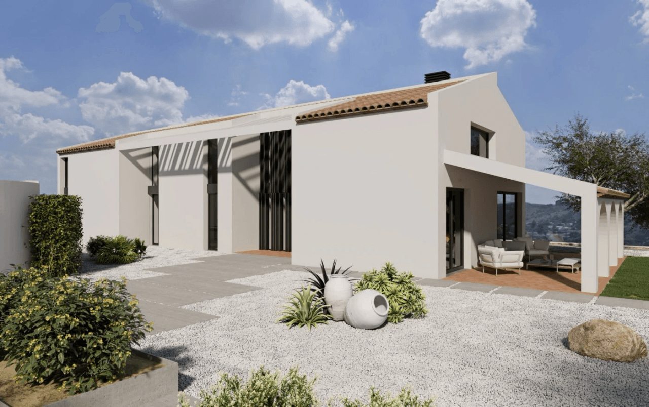 CONSTRUCCIÓN NUEVA DE UNA FINCA EN UNA UBICACIÓN ÚNICA EN MORAIRA