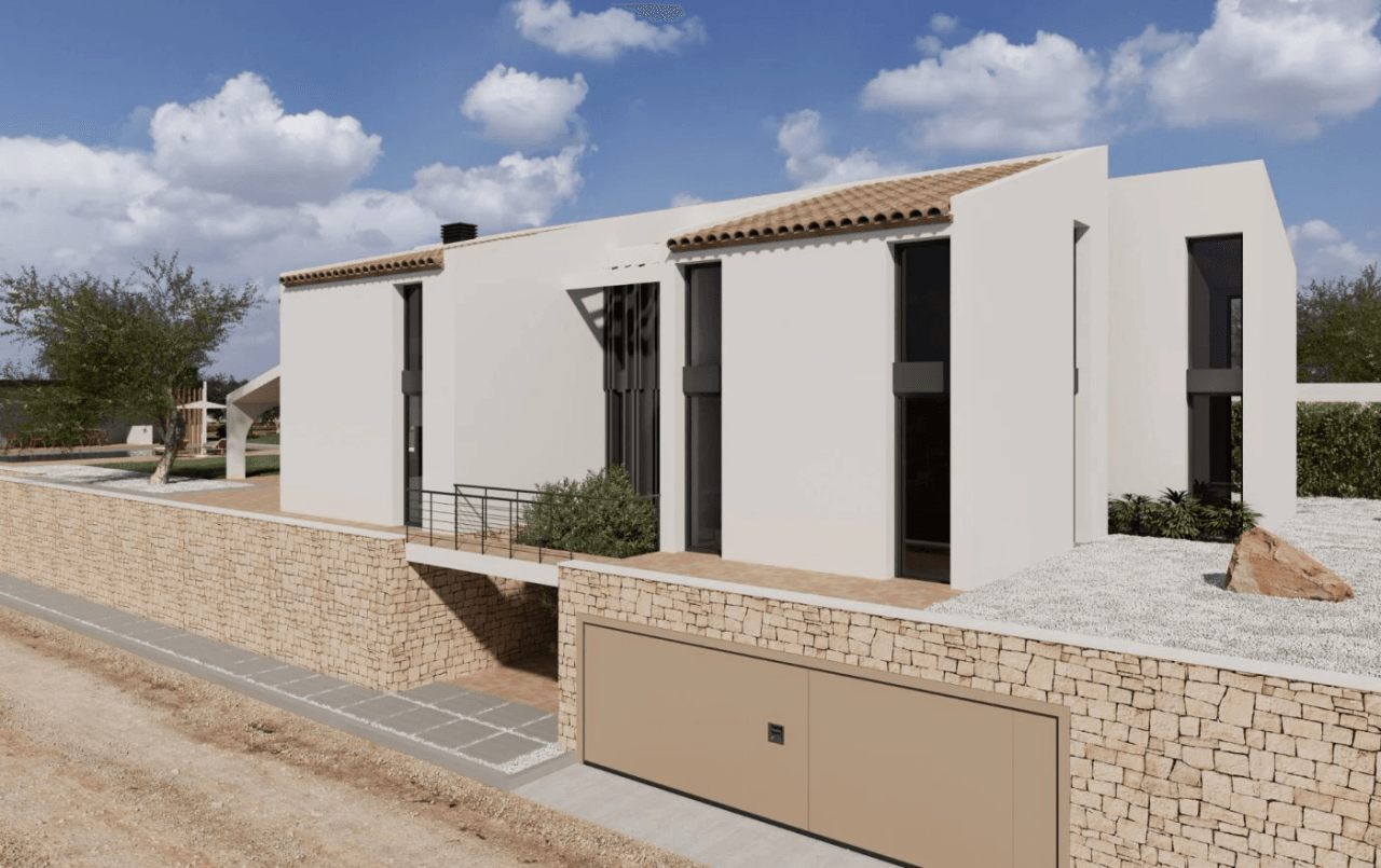 CONSTRUCCIÓN NUEVA DE UNA FINCA EN UNA UBICACIÓN ÚNICA EN MORAIRA