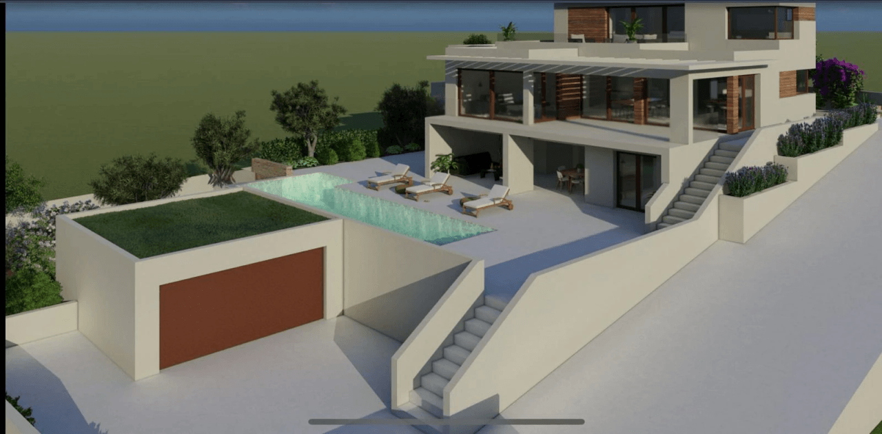 Villa contemporánea con vistas al mar, luz y privacidad en Moraira