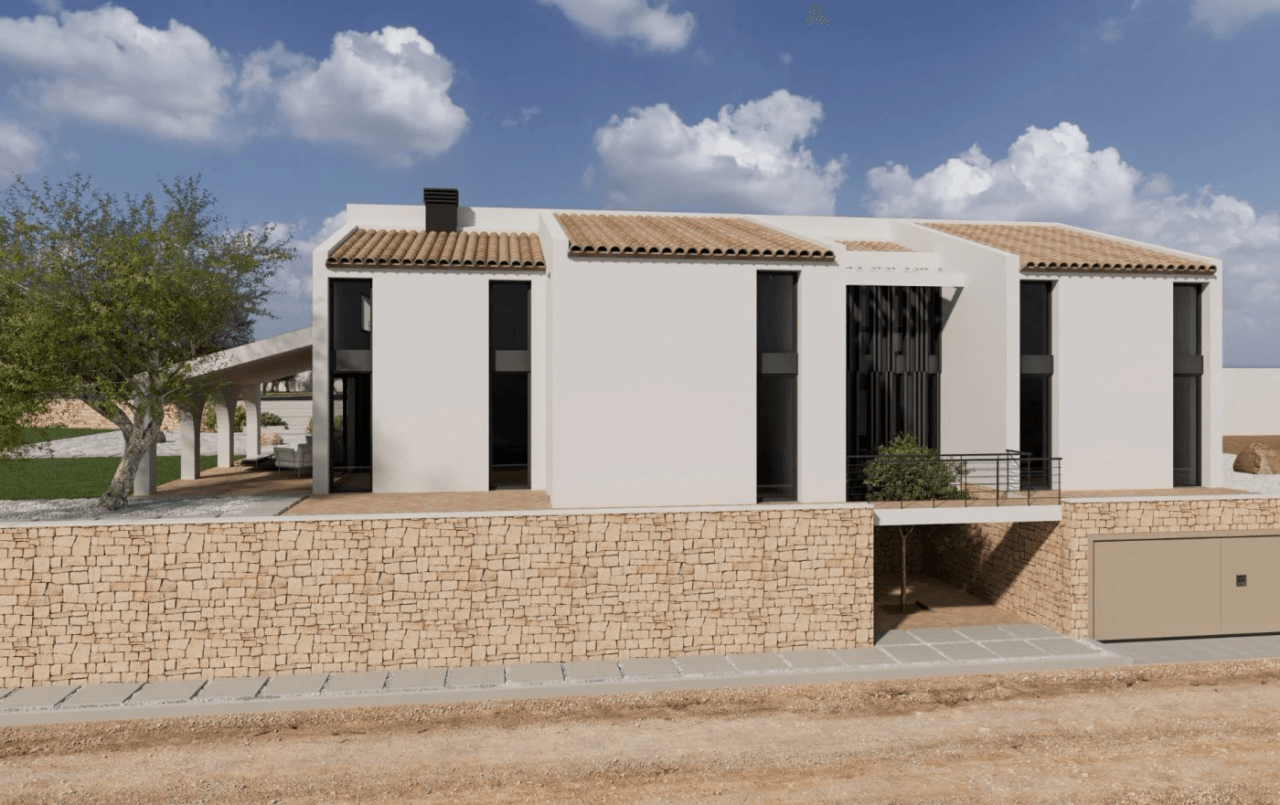 CONSTRUCCIÓN NUEVA DE UNA FINCA EN UNA UBICACIÓN ÚNICA EN MORAIRA